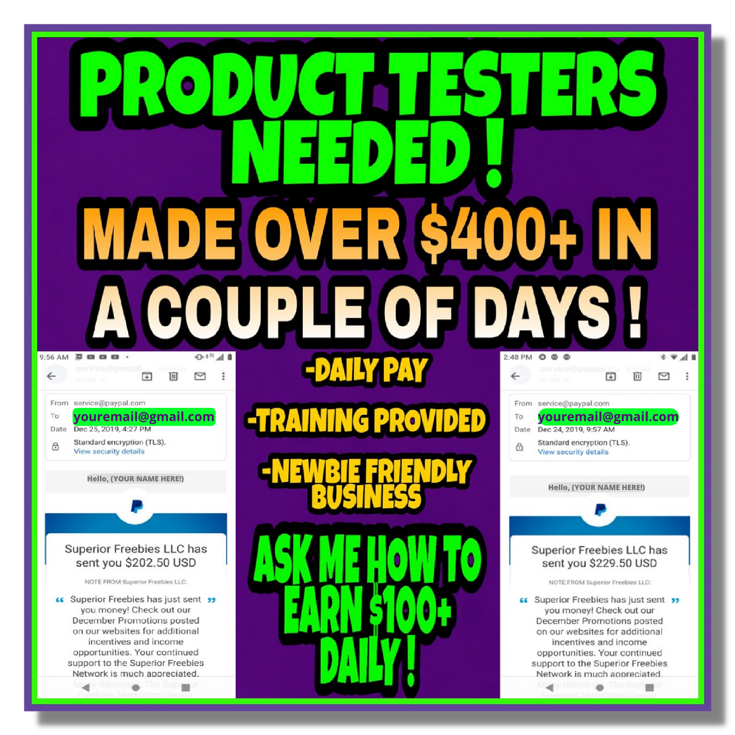Old Product Testers Ad (1)